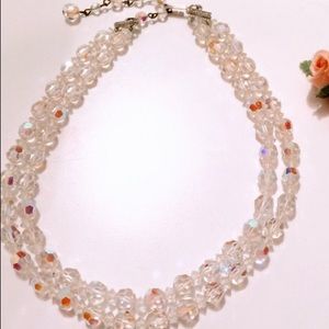 Vintage gorgeous Crystal Beaded necklace